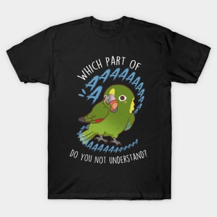 Yellow-naped Amazon Parrot Aaaa T-Shirt